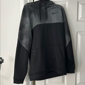 Nike Men's Black and Gray Hoodie